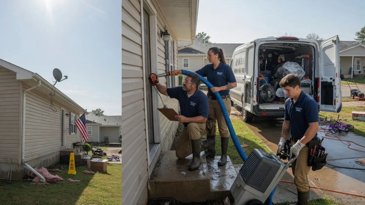 Ceiling Water Damage Restoration in Burlington Junction, MO near me